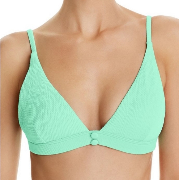 NWOT Red Carter Women’s Mint Green Textured Bikini - Picture 2 of 16